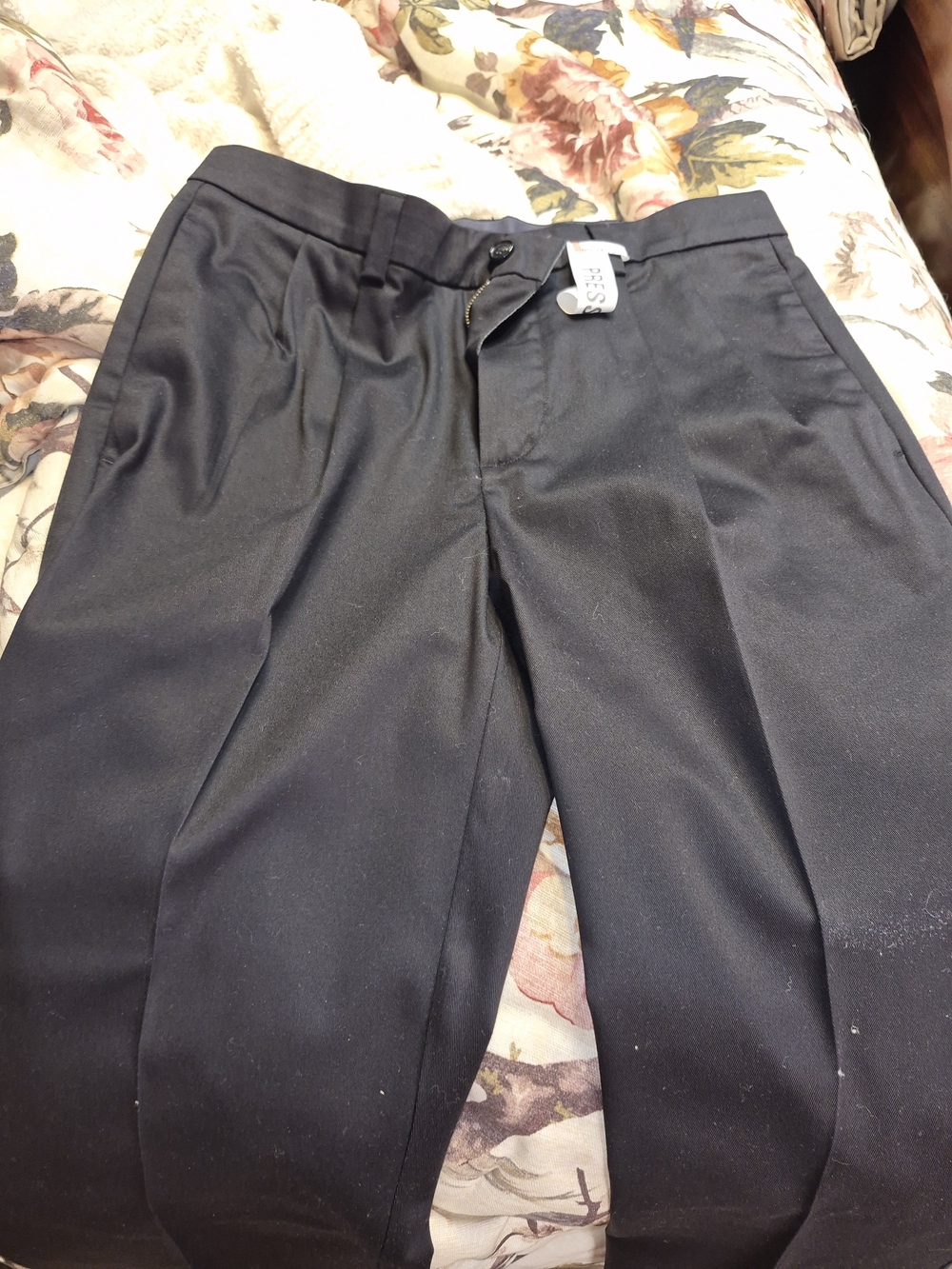 Roundtree & Yorke Men's Black Dress Trousers